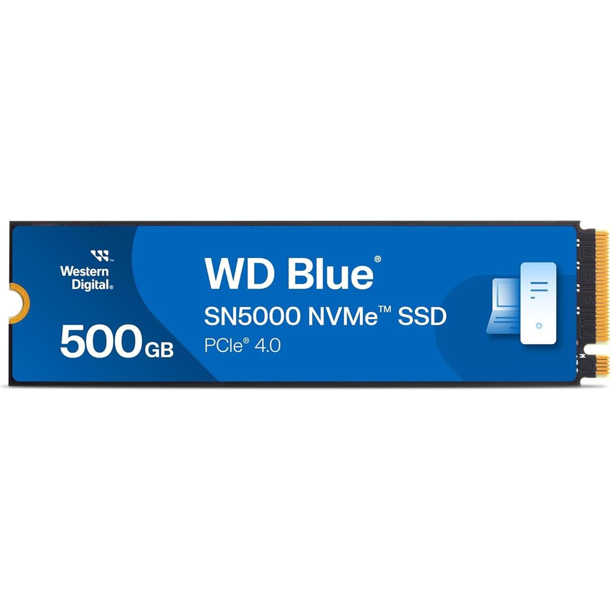 WD Blue M.2 NVME SSD SN5000 500GB Gen 4 Upto 5,000Mb/s WD Blue M.2 NVME SSD SN5000 500GB Gen 4 Upto 5,000Mb/s